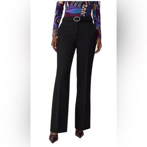 Ann Taylor Elegant Black Women's Pants with Belt